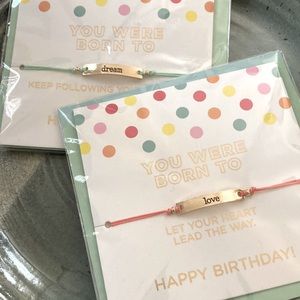 Two’s Company Bracelet Cards Love and Dream
